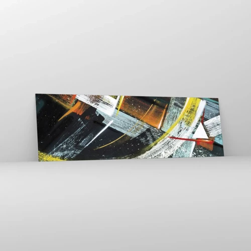Obraz na skle - Energia pohybu - 160x50 cm