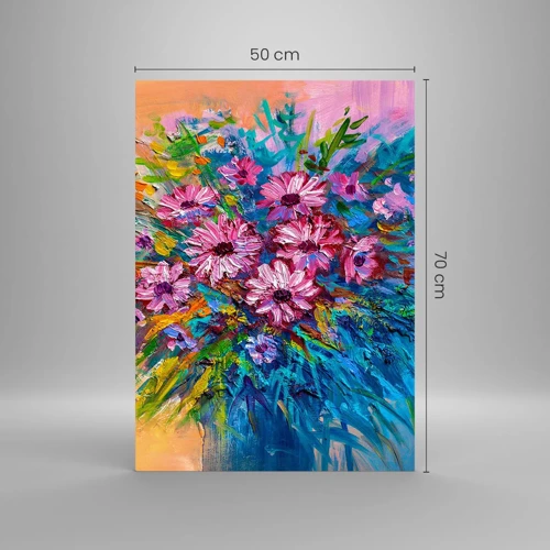Obraz na skle - Energia života - 50x70 cm