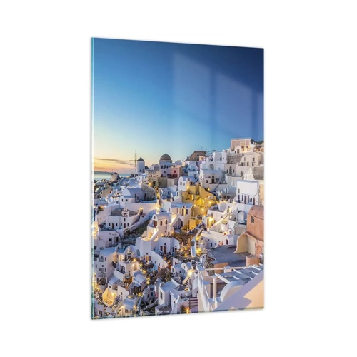 Obraz na skle - Esencia Grécka - 80x120 cm