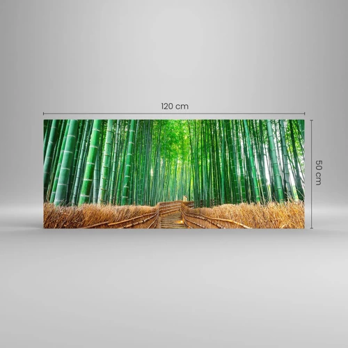 Obraz na skle - Esencia ázijskej prírody - 120x50 cm