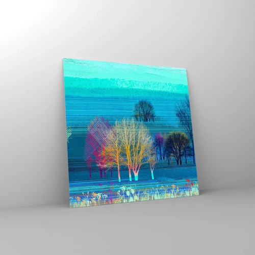 Obraz na skle - Fantastická krajina - 40x40 cm