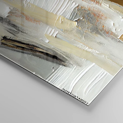 Obraz na skle - Farebné nahromadenie - 60x60 cm