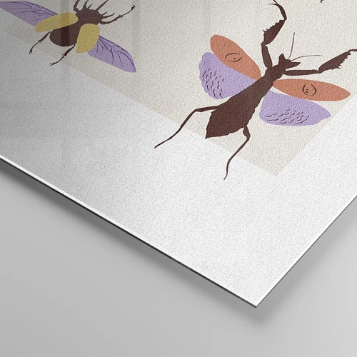 Obraz na skle - Hmyzí svet - 50x70 cm
