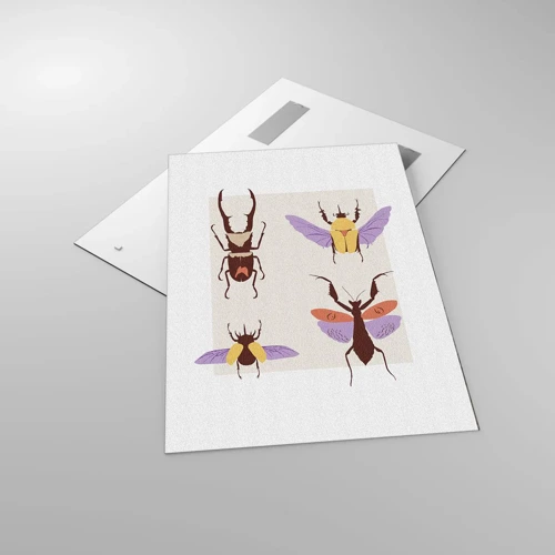 Obraz na skle - Hmyzí svet - 70x100 cm