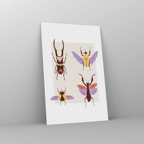 Obraz na skle - Hmyzí svet - 80x120 cm