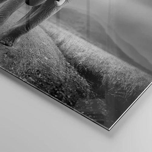 Obraz na skle - Hostiteľ víta - 40x40 cm
