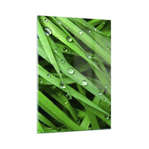 Obraz na skle - Hrajte na zelenú - 50x70 cm