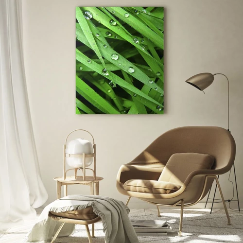 Obraz na skle - Hrajte na zelenú - 50x70 cm