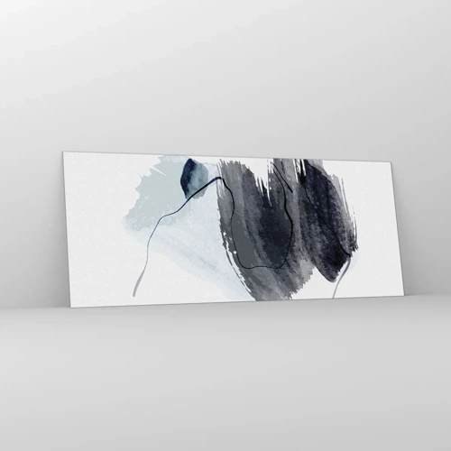 Obraz na skle - Intenzita a pohyb - 100x40 cm