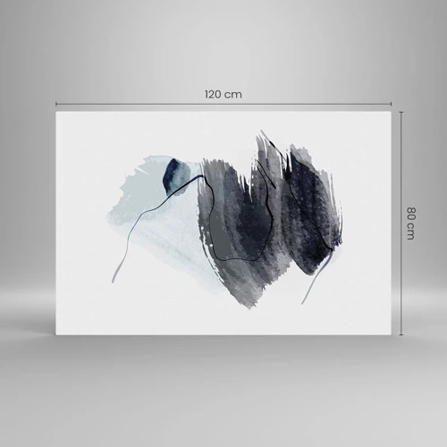 Obraz na skle - Intenzita a pohyb - 120x80 cm