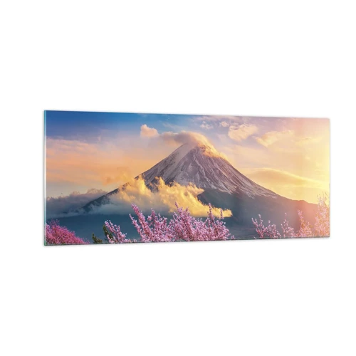Obraz na skle - Japonská sviatosť - 100x40 cm