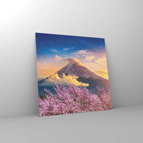 Obraz na skle - Japonská sviatosť - 40x40 cm