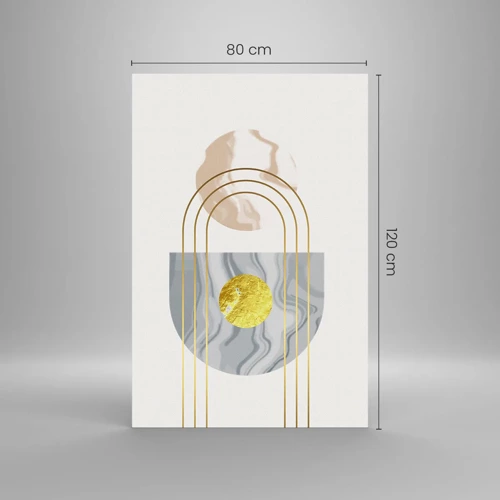 Obraz na skle - Jas a žiarivosť - 80x120 cm