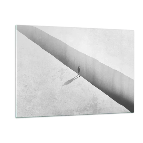 Obraz na skle - Jasný cieľ - 120x80 cm