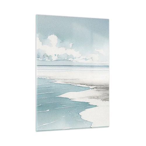 Obraz na skle - Jemný príliv - 50x70 cm