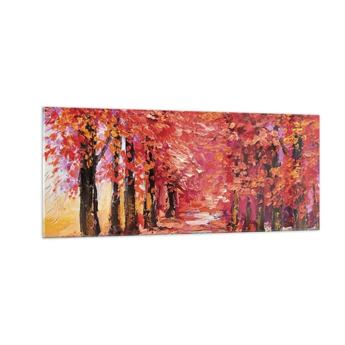 Obraz na skle - Jesenná impresia - 100x40 cm