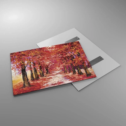 Obraz na skle - Jesenná impresia - 100x70 cm