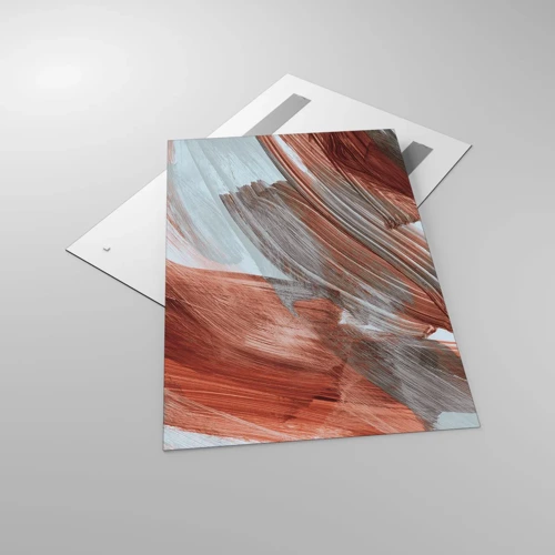 Obraz na skle - Jesenná veterná abstrakcia - 80x120 cm