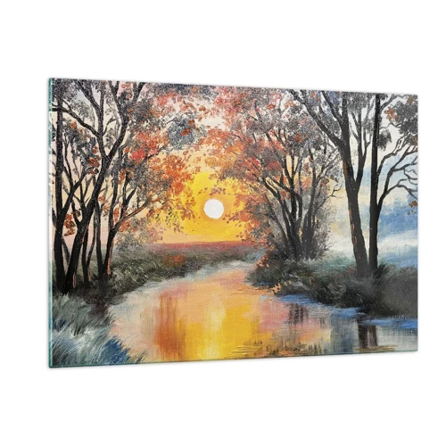 Obraz na skle - Jesenný nádych - 120x80 cm