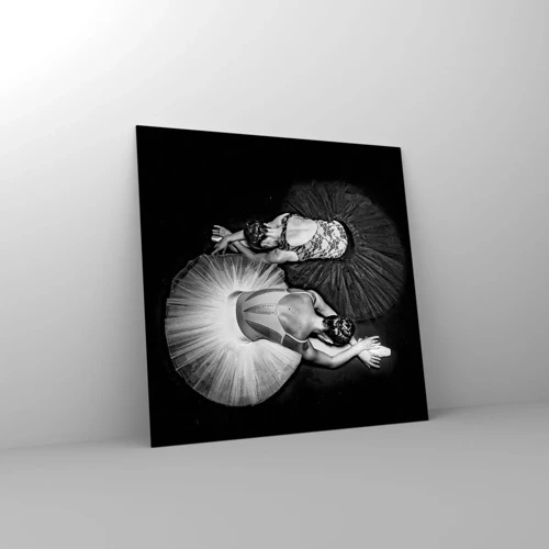 Obraz na skle - Jin a jang – ideálna rovnováha - 30x30 cm