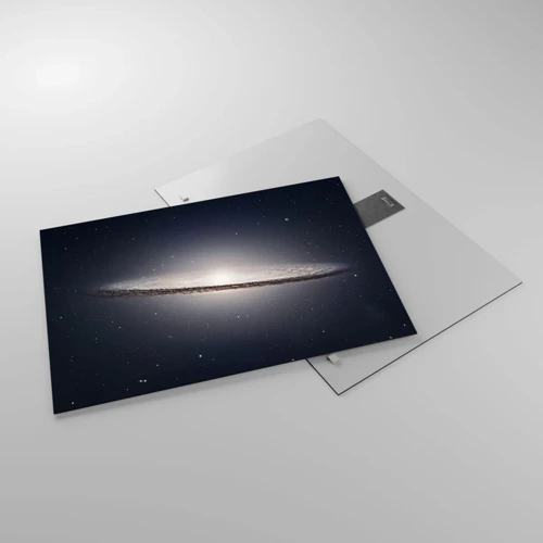 Obraz na skle - Kedysi dávno v jednej preďalekej galaxii… - 70x50 cm