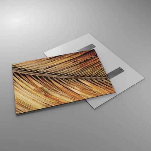 Obraz na skle - Kokosové zlato - 100x70 cm