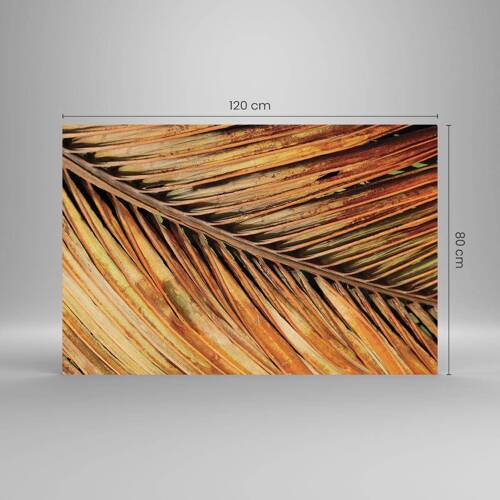 Obraz na skle - Kokosové zlato - 120x80 cm
