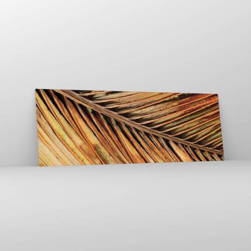 Obraz na skle - Kokosové zlato - 140x50 cm