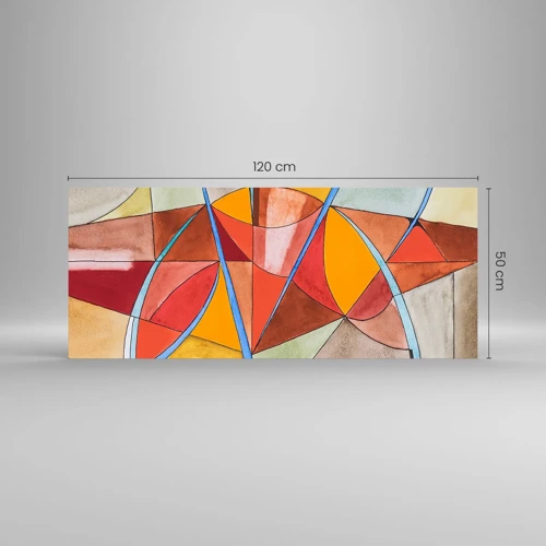 Obraz na skle - Kolotoč, kolotoč snov - 120x50 cm