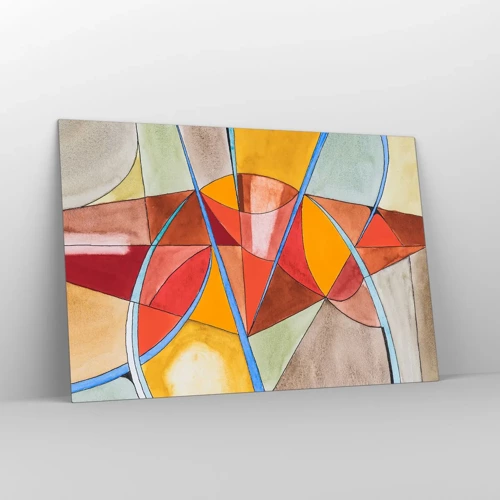 Obraz na skle - Kolotoč, kolotoč snov - 120x80 cm