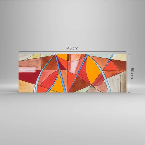 Obraz na skle - Kolotoč, kolotoč snov - 140x50 cm