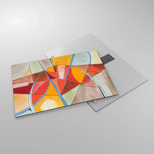 Obraz na skle - Kolotoč, kolotoč snov - 70x50 cm