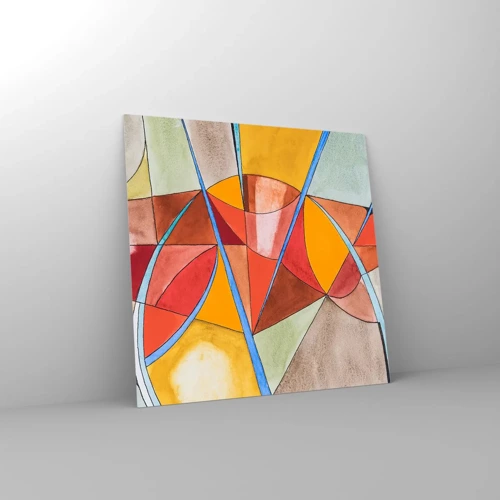 Obraz na skle - Kolotoč, kolotoč snov - 70x70 cm