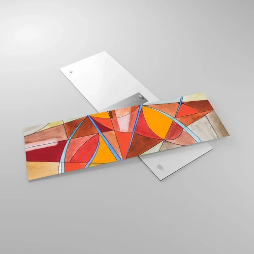 Obraz na skle - Kolotoč, kolotoč snov - 90x30 cm