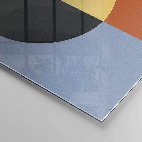 Obraz na skle - Kompozícia tepla a chladu - 120x50 cm
