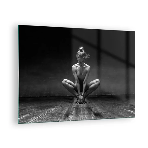 Obraz na skle - Koncentrácia tanečnej energie - 70x50 cm