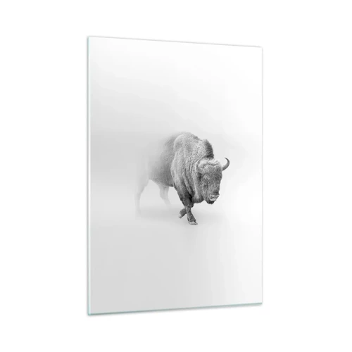 Obraz na skle - Kráľ prérie - 50x70 cm