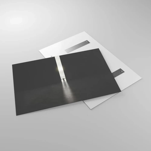 Obraz na skle - Krok k svetlej budúcnosti - 120x80 cm