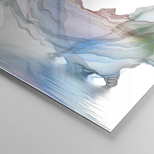 Obraz na skle - Ku krištáľovým horám - 70x70 cm