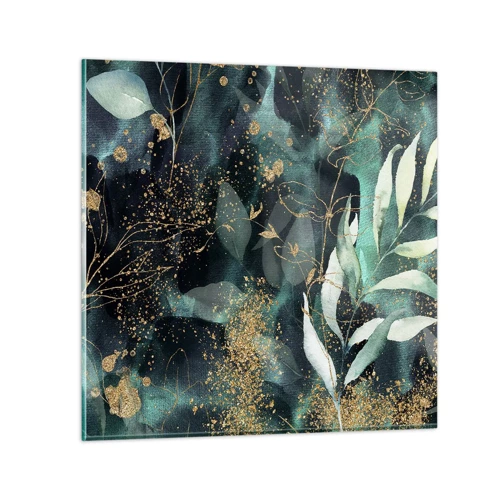 Obraz na skle - Kúzelná záhrada - 30x30 cm