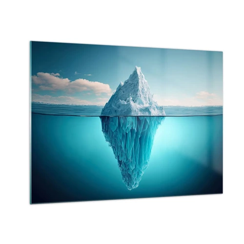 Obraz na skle - Ľadová kráľovná - 70x50 cm
