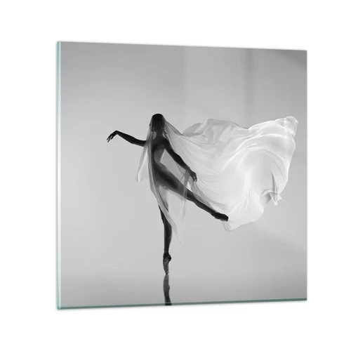 Obraz na skle - Ľahkosť a pôvab - 40x40 cm
