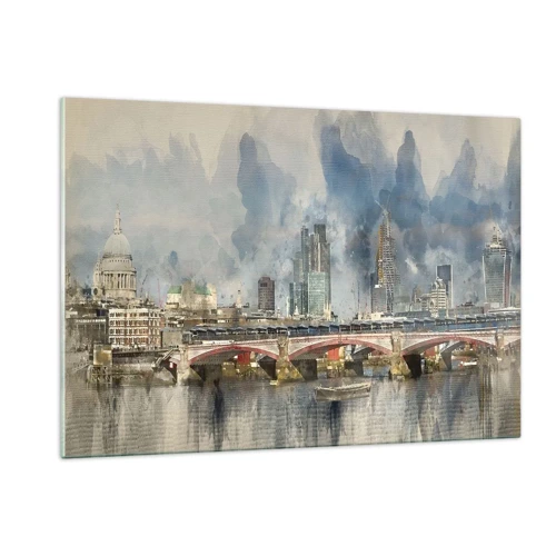 Obraz na skle - Londýn v celej svojej kráse - 120x80 cm