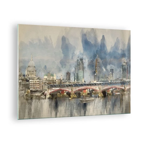 Obraz na skle - Londýn v celej svojej kráse - 70x50 cm