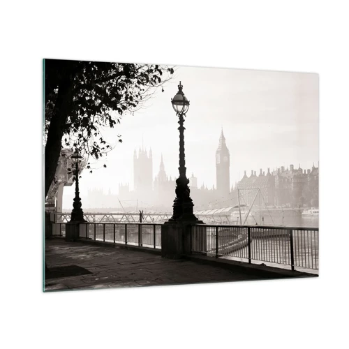 Obraz na skle - Londýnske ráno - 70x50 cm