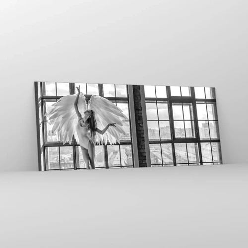 Obraz na skle - Mesto anjelov? - 120x50 cm