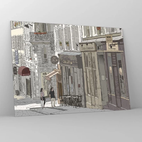 Obraz na skle - Mestské radosti - 70x50 cm