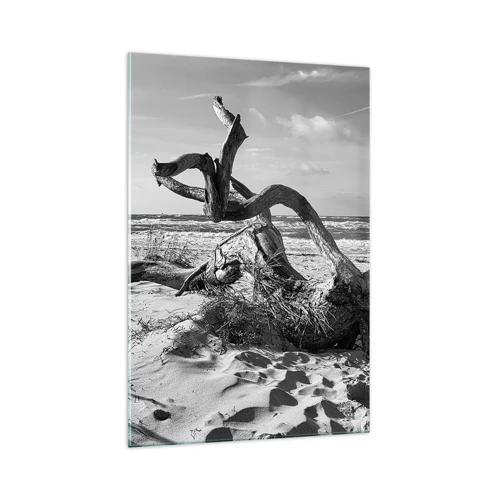 Obraz na skle - Morská socha - 70x100 cm
