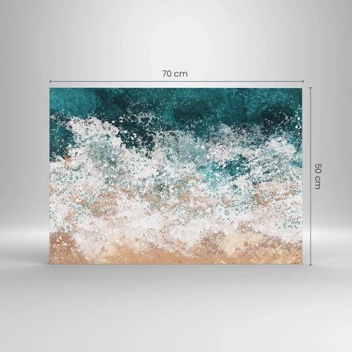 Obraz na skle - Morské príbehy - 70x50 cm