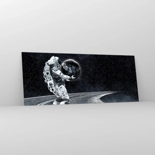 Obraz na skle - Na Mliečnej dráhe - 100x40 cm